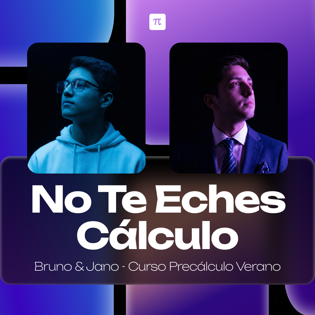 🙂↔️ ¡No te eches Cálculo! Online de Precálculo