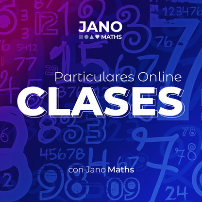🤩 Clases Particulares Online con Jano Maths